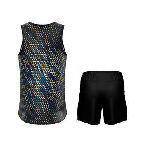 Traje de Jogging para hombre, ropa de entrenamiento profesional para correr, uniforme de pista y campo - Product Image 5