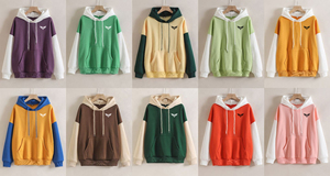 OEM Design Streetwear Ladies Blank Plus Size Unisex Hoodie <b>Drop</b> Shoulder Sweatshirts Oversize Two-color Men' 100% Cotton - Product Image 6