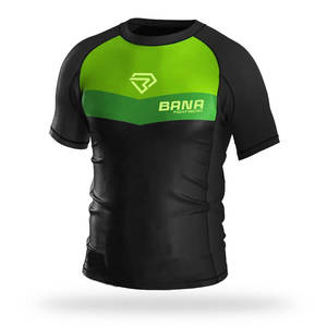 Chemise Rash Guard de haute qualité à logo personnalisé pour hommes, motif brodé décontracté et imprimé - Product Image 4