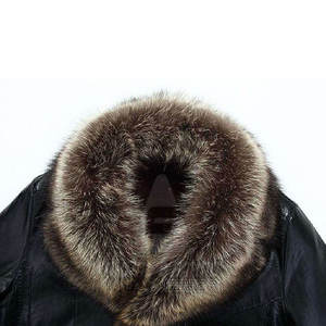 <b>Men's</b> Eco-Friendly Breathable <b>Shearling</b> Leather <b>Jacket</b> with Front Logo Soft Lined Winter Streetwear for Comfort - Product Image 3