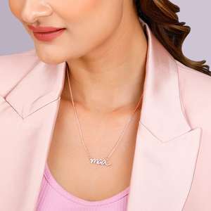 Collier Maa en or rose Accessoire à la mode avec un design unique - Product Image 4