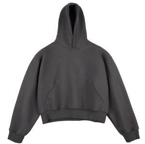 Sweat-shirts à capuche surdimensionnés personnalisables de haute qualité en polyester/coton avec logo personnalisé pour hommes et femmes, vente en gros - Product Image 3