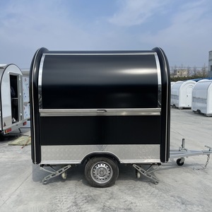 Prix de gros de la remorque mobile de camion de restauration de crème glacée de café et de jus de fruit de plage de magasin - Product Image 3