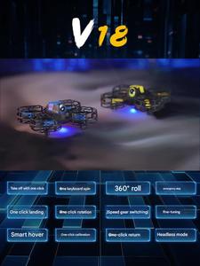 4DRC transfronterizo mini drone V18 Avión de control remoto resistente a caídas de altura fija quadcopter juguete niño regalo - Product Image 1