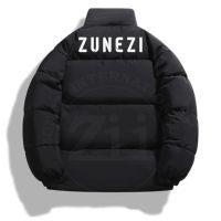 Veste d'hiver personnalisée en usine pour hommes Manteau matelassé à capuche en polyester léger et respirant imperméable