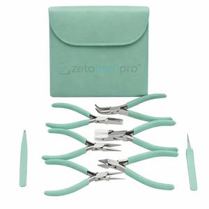 Juego de Alicates y Pinzas Profesionales para Joyería, 8 Piezas, Kit de Herramientas de Precisión para Artesanía - Product Image 6