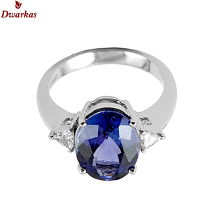 High gemstone quality fashion jewellery 925 sterling silver tanzanite <b>CZ</b> multi gemstone <b>rings</b> for women wedding parties gift - Product Image 6