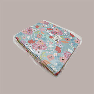 LUCGEL Fournitures de Pâques, Lot de 12 sacs-cœurs floraux en papier, 33,5x23,5x14 cm, Impression numérique, Mélange élégant de couleurs - Product Image 3