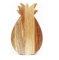 Gepersonaliseerde Acacia Hout Serveren Snijplank Vruchten Papaja Vormige Houten Snijplank Groothandelsprijs