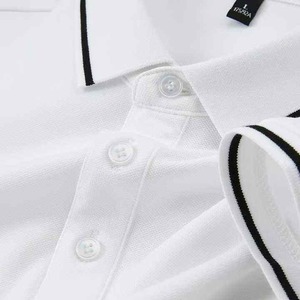 Polo à manches courtes pour hommes Chemise de couleur et de taille en tissu personnalisé OEM Chemises polo pour hommes - Product Image 6