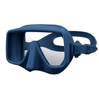 Masque de plongée pour adultes, grand champ de vision, étanche, anti-buée, anti-UV, masque de plongée en apnée, masque de plongée sous-marine, lentille en silicone trempé