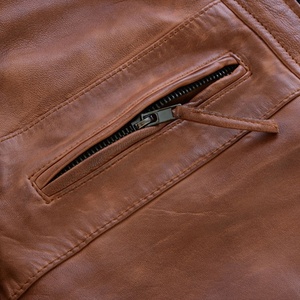 Motorbike Leather jacket for men men's jackets Protection Racing Safety Gear Genuine Cowhide Black Coat - Product Image 6