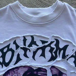 Venta al por mayor Boxy Fit Oversize Drop Shoulder camiseta Vintage Heavy Mock Neck 100% algodón camiseta para hombres suelta fit impresa - Product Image 5