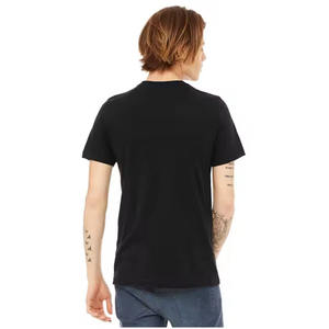 T-shirts d'été pour hommes de luxe coupe régulière 400 grammes coton lourd tricoté numérique Hip Hop Style goutte épaule blanc personnalisé - Product Image 3