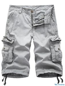 Shorts cargo décontractés pour hommes en toile de coton, tricotés, respirants, écologiques, OEM, exportation Bangladesh, prix compétitif, fournisseur de qualité - Product Image 5