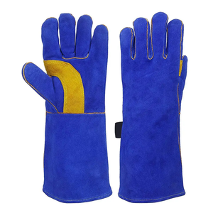 Guantes de seguridad de cuero de grano de vaca suave al por mayor, guantes de conductor resistentes al corte, conductores de seguridad, trabajo cómodo de protección de manos - Product Image 1