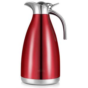 Jarra de Metal de acero inoxidable, olla de aislamiento de doble pared para fiestas en interiores, jarra de agua para servir zumo, para casa y Hotel, producto en oferta - Product Image 4