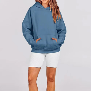 Sweat à capuche pour femme de haute qualité personnalisé pour les sports d'hiver, à capuche avec logo frontal, étiquetage privé, vêtements décontractés, sweats à capuche pour femme - Product Image 4