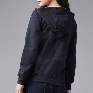 Sweats à capuche streetwear pour femmes 100% coton Dernier design avec service OEM personnalisé Placement du logo sur le devant pour l'hiver - Product Image 2