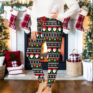 Haut de gamme noël pantalons de survêtement femmes 2025 cordon noël pantalons de survêtement doux Polyester confortable moderne vacances tenue - Product Image 6