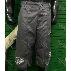 Venta al por mayor jorts verano moda calle hombres algodón pantalones cortos Vintage Color sólido ejercicio al aire libre barato punto hombres pantalones cortos Casuales - Product Image 6