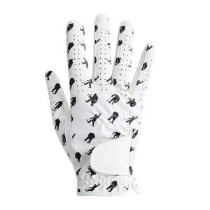 Venta al por mayor de guantes de golf proveedor OEM ODM logotipo personalizado impreso Cabretta cuero antideslizante agarre transpirable cómodo duradero deportes - Product Image 2