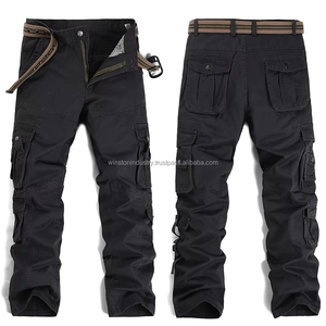 Wholesale Men Outdoor <b>Cargo</b> Duck Canvas <b>Work</b> <b>Pants</b> Leisure Trousers Double Knee Carpenter <b>Pants</b> - Product Image 4