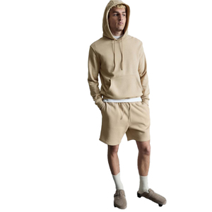 Ensemble sweat-shirt et short oversize pour homme, style streetwear, tenue décontractée deux pièces pour tous les jours - Product Image 1