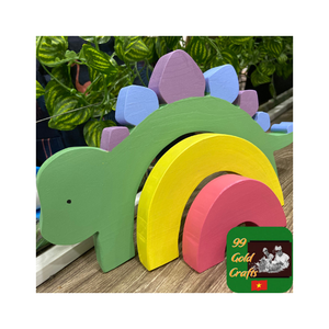 ชุดของขวัญไม้รูปสัตว์ทำด้วยมือสำหรับเด็กของเล่นหรือของตกแต่งบ้านชุดของขวัญไม้รูปสัตว์สุดสร้างสรรค์ - Product Image 6