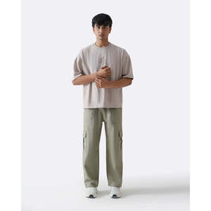 เสื้อยืดผู้ชายพร้อมส่ง ผ้าพรีเมียม ขายส่ง พร้อมส่งมอบ ผลิตตามสั่งสำหรับฤดูร้อน รับผลิตแบบ OEM/ODM - Product Image 4