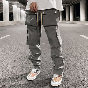 Men's Cargo Pants Multi-Pocket Harajuku Male Tactical <b>Overalls</b> Hip Hop Casual Male Joggers Trousers Streetwear - Product Image 4