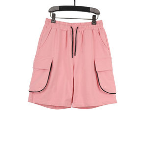 Pantalones cortos de algodón y poliéster para correr, ropa de calle bolsillos laterales y personalizada con estampado de letras, venta al por mayor, 2023 - Product Image 1