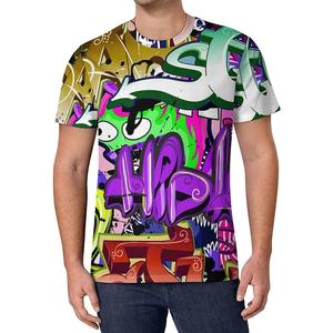 Fabricant de gros Design 92% Polyester 8% Spandex 180 Grammes Chemises respirantes T-shirt personnalisé à sublimation numérique 3D - Product Image 1