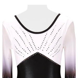Hot Sale Custom Fabric <b>Girls</b> <b>Gymnastics</b> <b>Leotard</b> Breathable Made Training Dancewear for Kids Competition <b>Girls</b> <b>Leotard</b> - Product Image 4
