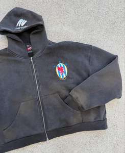 Survêtements en coton épais pour hommes Pantalon de style streetwear à imprimé graphique surdimensionné vintage grande taille - Product Image 4