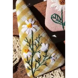 Embroidery <b>Hair</b> Clips <b>for</b> <b>Girls</b> Women, Vintage <b>Hair</b> Clips, <b>Hair</b> <b>Accessories</b> Elegant Floral Embroidery Gift OEM Made in Vietnam - Product Image 2