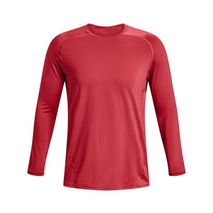 Ropa deportiva de entrenamiento Camiseta de manga completa atlética de algodón personalizada para hombre Camiseta de manga larga con estampado Muscle Fit para hombre Camisa de manga larga - Product Image 1