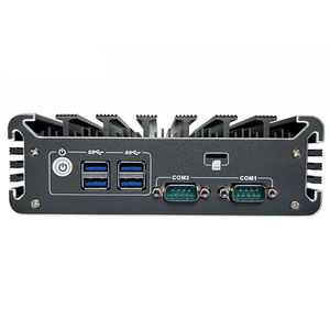 Промышленный мини-ПК Core I5 7360U Dual Lan DP HD дисплей Linux настольный компьютер безвентиляторный мини-ПК поддержка двойных КОМОВ - Product Image 2