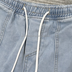 กางเกงขาสั้นเชือกผูกแบบลำลองของผู้ชายมีกระเป๋า-ใส่สบายและทนทานสำหรับยิมที่บ้านและการผจญภัยกลางแจ้ง - Product Image 3