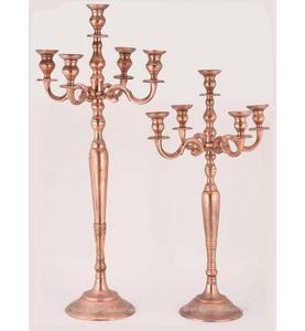Handmade Decorative Metal Rose <b>Gold</b> <b>Candelabra</b> for Home & Wedding Decorative 5 Arms Tabletop & Floor <b>Candelabra</b> - Product Image 4