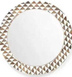 Espejo de pared con incrustaciones de resina artesanal al por mayor, pieza decorativa moderna de primera calidad para diseñadores de interiores - Product Image 2