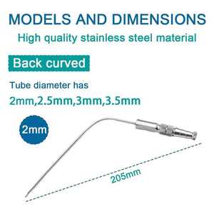 Tubo de Succión Manual Reutilizable Frazier de Acero Inoxidable de Alta Calidad para Irrigación Nasal Quirúrgica - Instrumento Surgiright - ¡Gran Oferta! - Product Image 6