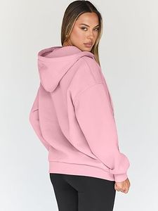 Chaqueta polar con capucha para mujer para todas las estaciones para primavera y otoño - Product Image 4