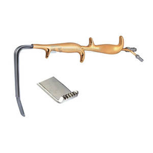 Retractores de fibra óptica de acero inoxidable de calidad superior, agarre cómodo, base de potencia Manual, instrumentos quirúrgicos - Product Image 1