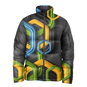 MOVATEXILES Sublimación personalizada Chaqueta de plumón para mujer a prueba de viento con impresión de logotipo personalizado de calidad caliente Chaqueta hinchada para hombre - Product Image 6