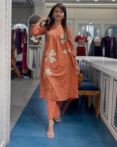 ชุดขายาวผ้าคอตตอน Mauritius สำหรับผู้หญิงอินเดีย - Product Image 2