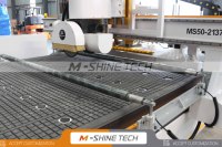 Machine de gravure sur bois à 5 axes 2137 avec changeur d'outils automatique (ATC) et centre de traitement du bois à 360° °   Lame de scie rotative