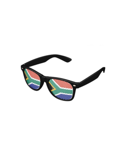 Unisex Fashionable South African Flag <b>Mirrored</b> <b>Plastic</b> Sunglasses Sports Novelty Shades Gift National Souvenir - Product Image 2