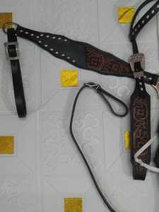 Juego de tachuelas de caballo de cuero ecuestre Occidental | Coraza duradera y caballete para montar en desfile | Alta calidad y larga duración - Product Image 4