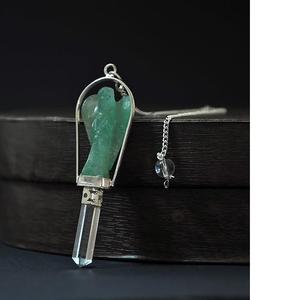 Prix de gros sur Soha Agate naturel Lapis Lazuli ange crayon pendule cristal de guérison pierre précieuse pour Reiki et méditation en vente - Product Image 4